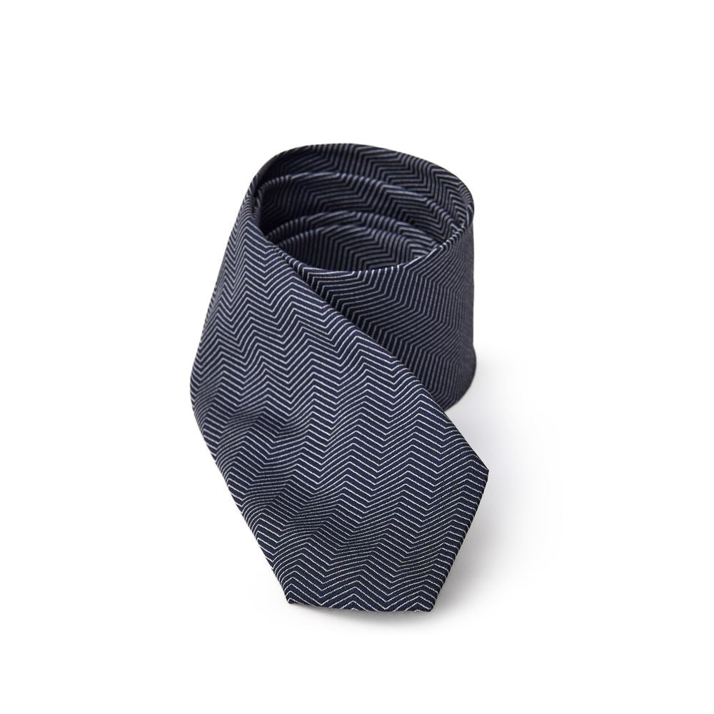 Jil Sander Blue Silk Ty