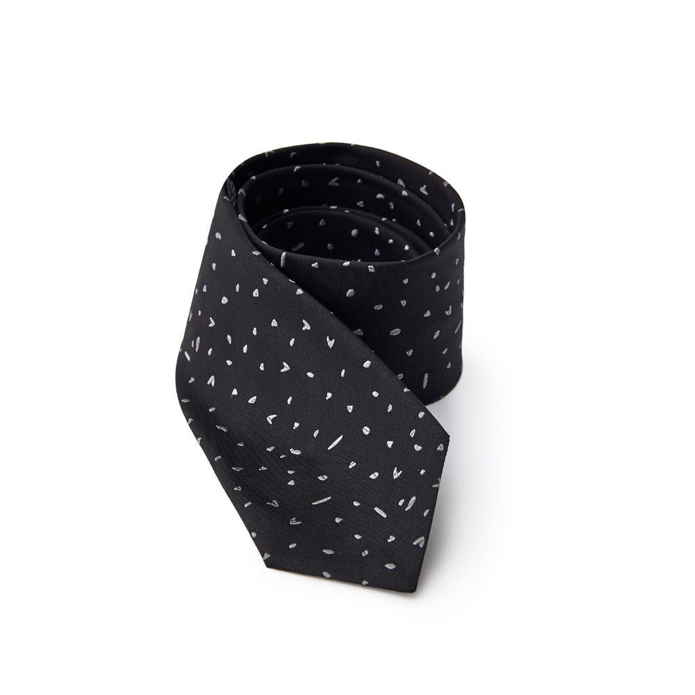 Jil Sander Black Silk Ty