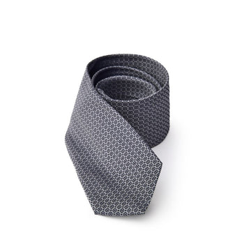 Jil Sander Gray Silk Ty