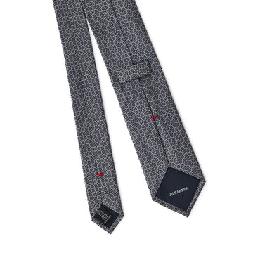Jil Sander Gray Silk Ty