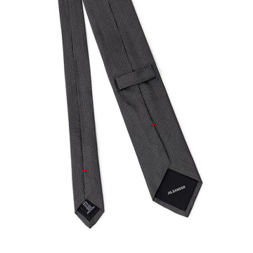 Jil Sander Gray Silk Ty
