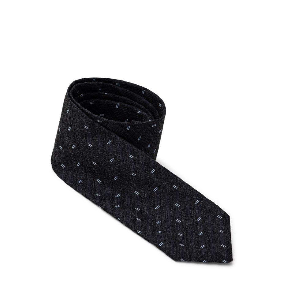 Jil Sander Gray Silk Ty