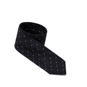 Jil Sander Gray Silk Ty