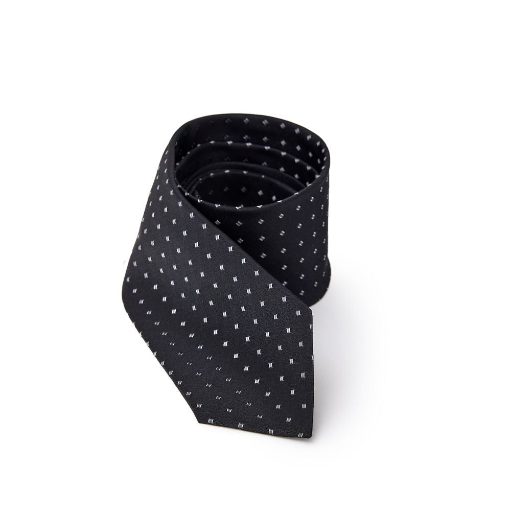 Jil Sander Black Silk Ty