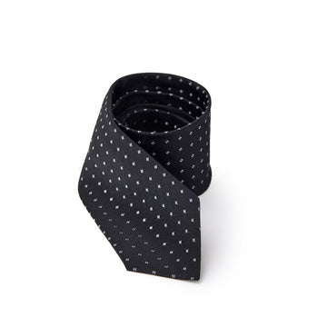 Jil Sander Black Silk Ty