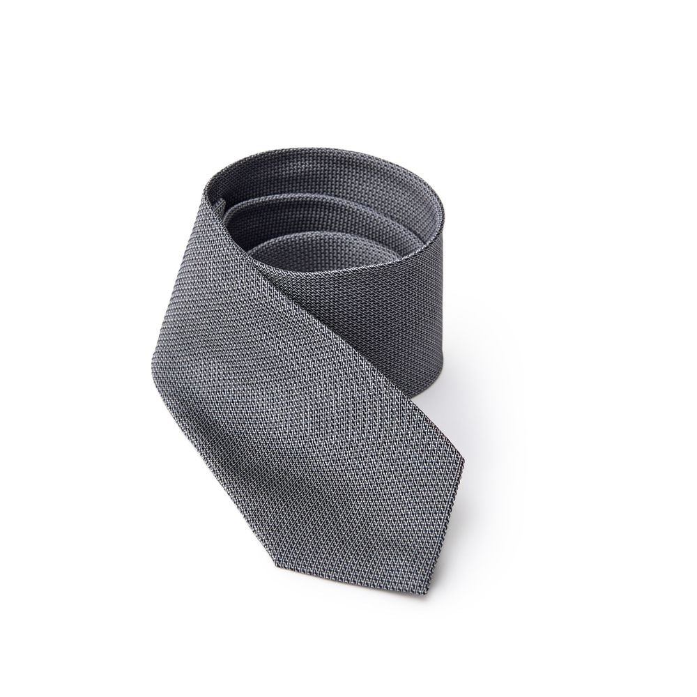 Jil Sander Gray Silk Ty