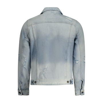 Guess Jeans Blue Cotton Jacket