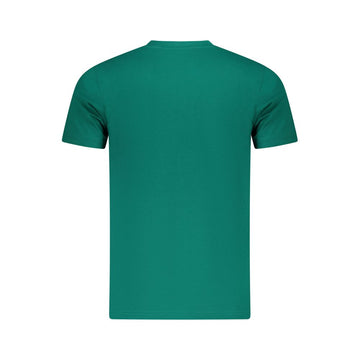 Cavalli Class Green Cotton Men T-Shirt