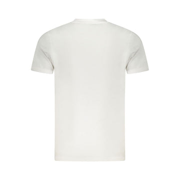 Cavalli Class White Cotton Men T-Shirt