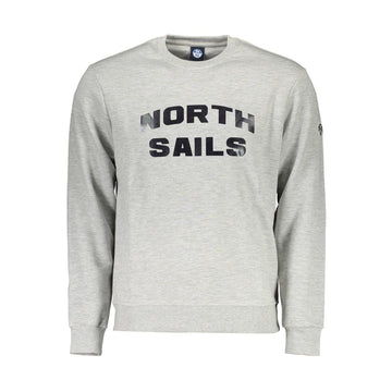 North Sails Brown Cotton Men Sweater