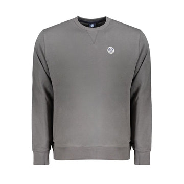 North Sails Brown Cotton Men Sweater