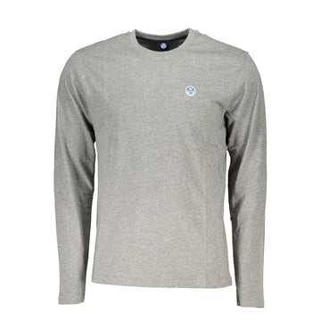 North Sails Brown Cotton Men T-Shirt