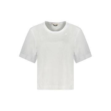 K-WAY White Cotton Women Top