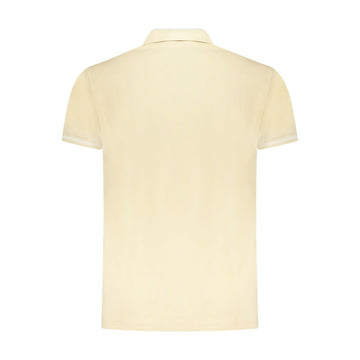 Cavalli Class Beige Cotton Men Polo Shirt