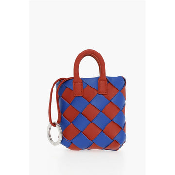 Bottega Veneta Bicolor Intreccio Soft-leather Bag-shaped Charm