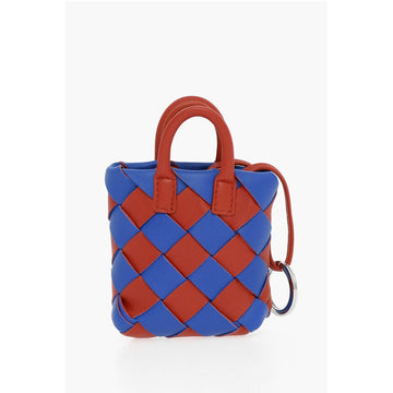 Bottega Veneta Bicolor Intreccio Soft-leather Bag-shaped Charm