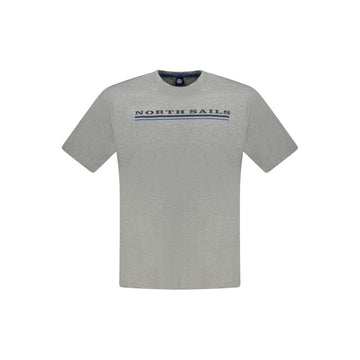 North Sails Brown Cotton Men T-Shirt