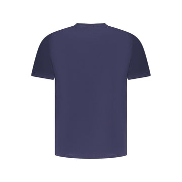 North Sails Blue Cotton Men T-Shirt