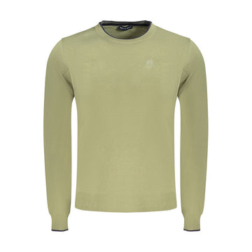 North Sails Green Cotton Men Sweater