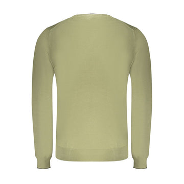 North Sails Green Cotton Men Sweater