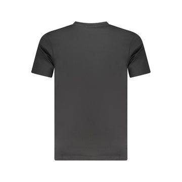 Cavalli Class Black Cotton Men T-Shirt