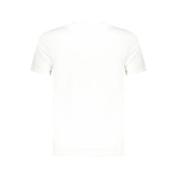 Cavalli Class White Cotton Men T-Shirt