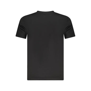 Cavalli Class Black Cotton Men T-Shirt