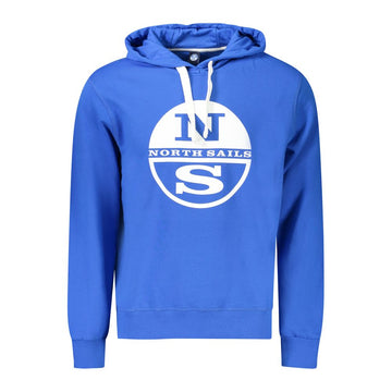 North Sails Blue Cotton Men Sweater