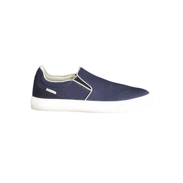 Gas Blue Polyester Men Sneaker