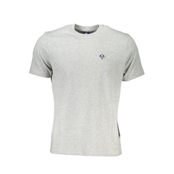 North Sails Brown Cotton Men T-Shirt