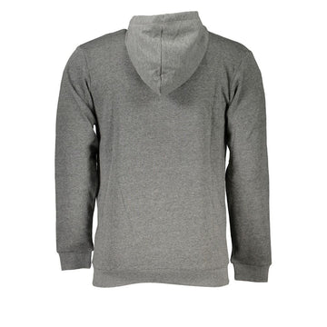 Sergio Tacchini Brown Cotton Men Sweater with Hood