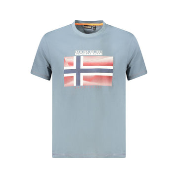 Napapijri Brown Cotton Men T-Shirt