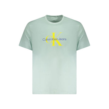Calvin Klein Green Cotton Men T-Shirt