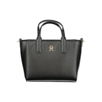 Tommy Hilfiger Black Polyester Women Handbag