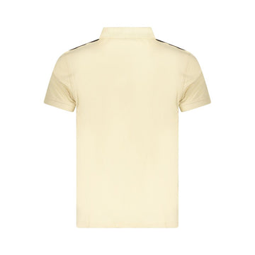 Cavalli Class Beige Cotton Men Polo Shirt