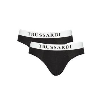 Trussardi Black Cotton Men Underwear Pack