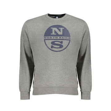 North Sails Brown Cotton Men Sweater