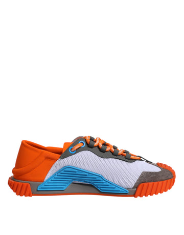 Dolce & Gabbana Multicolor Lace Up Low Top NS1 Sneakers Shoes