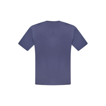 North Sails Blue Cotton Men T-Shirt