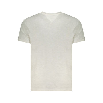 Tommy Hilfiger White Cotton Men T-Shirt