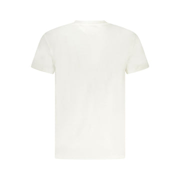 Tommy Hilfiger White Cotton Men T-Shirt