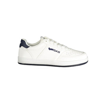 Gas White Polyester Men Sneaker