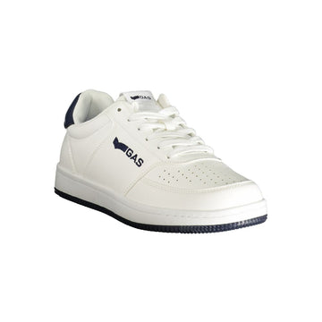 Gas White Polyester Men Sneaker