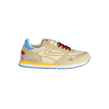 Gas Beige Polyester Men Sneaker