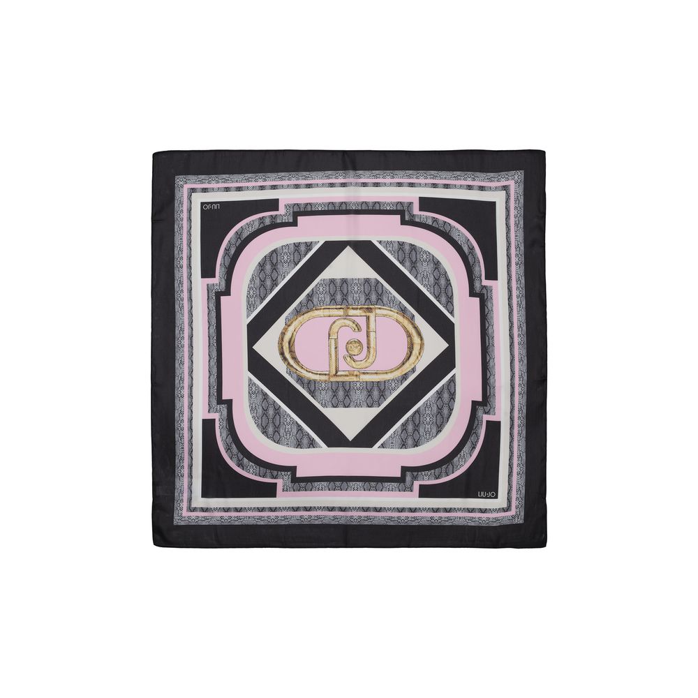 Liu Jo Black Polyester Scarf