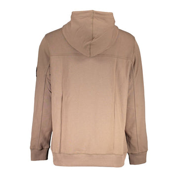 Calvin Klein Brown Cotton Men Sweater