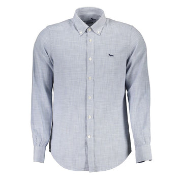 Harmont & Blaine Blue Cotton Shirt