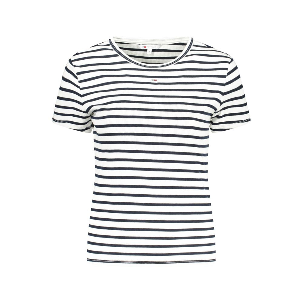 Tommy Hilfiger White Cotton Tops & T-Shirt