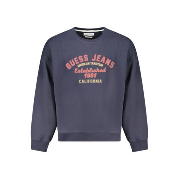 Guess Jeans Blue Cotton Sweater