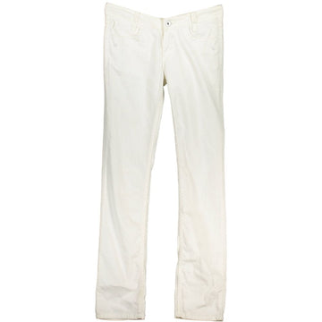 Blend White Cotton Women's Jeans